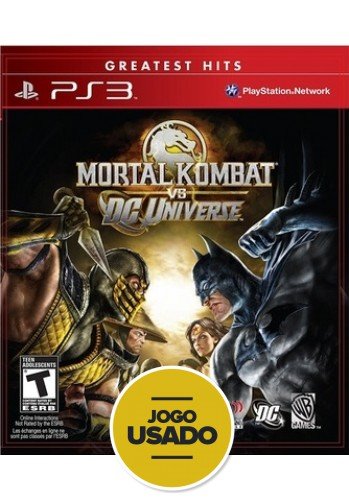Mortal Kombat vs DC Universe - PS3 ( Usado )